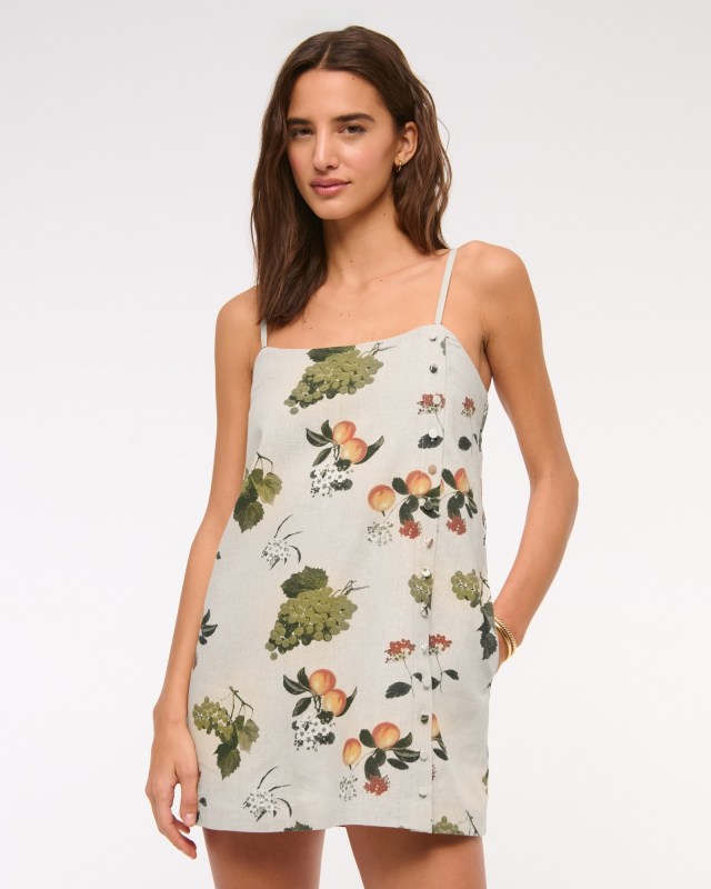 floral button skort 4th of july sales