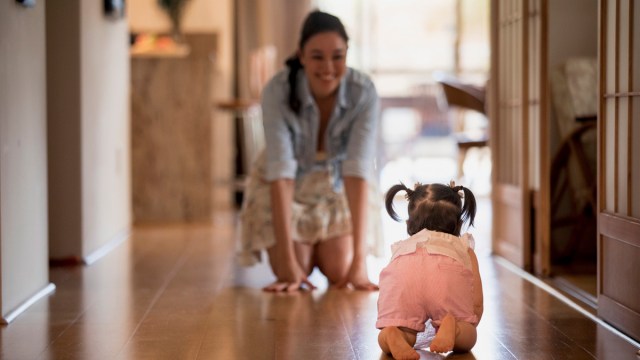 babyproofing tips for when baby starts crawling