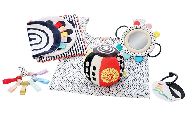 The Manhattan Toys Wimmer Fundamentals Gift Set is one of the best newborn baby gifts