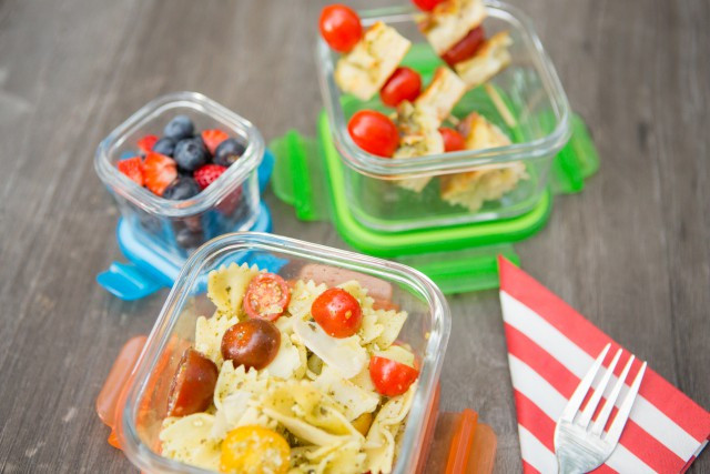 nut-free basil pesto pasta salad recipe