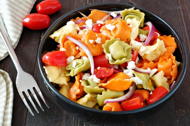 picture of a kid-friendly pasta salad