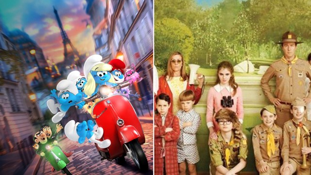 Smurfs and Moonrise Kingdom are two great summer family movies