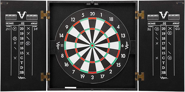 The Viper Hideaway Dart Cabinet is one of the best gifts for grandpas