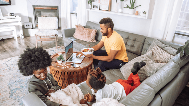 kid-friendly living room